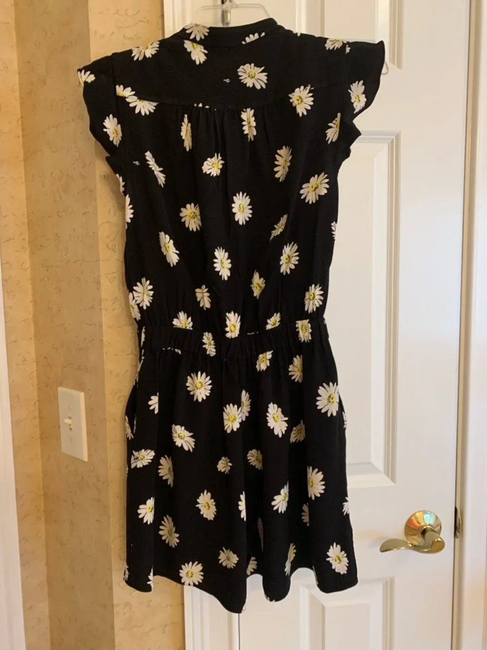 Kate Spade Daisy Dot Crepe Romper Size 0